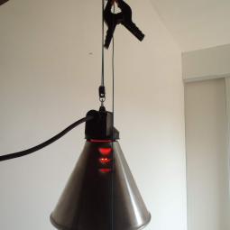 La lampe réglable en hauteur